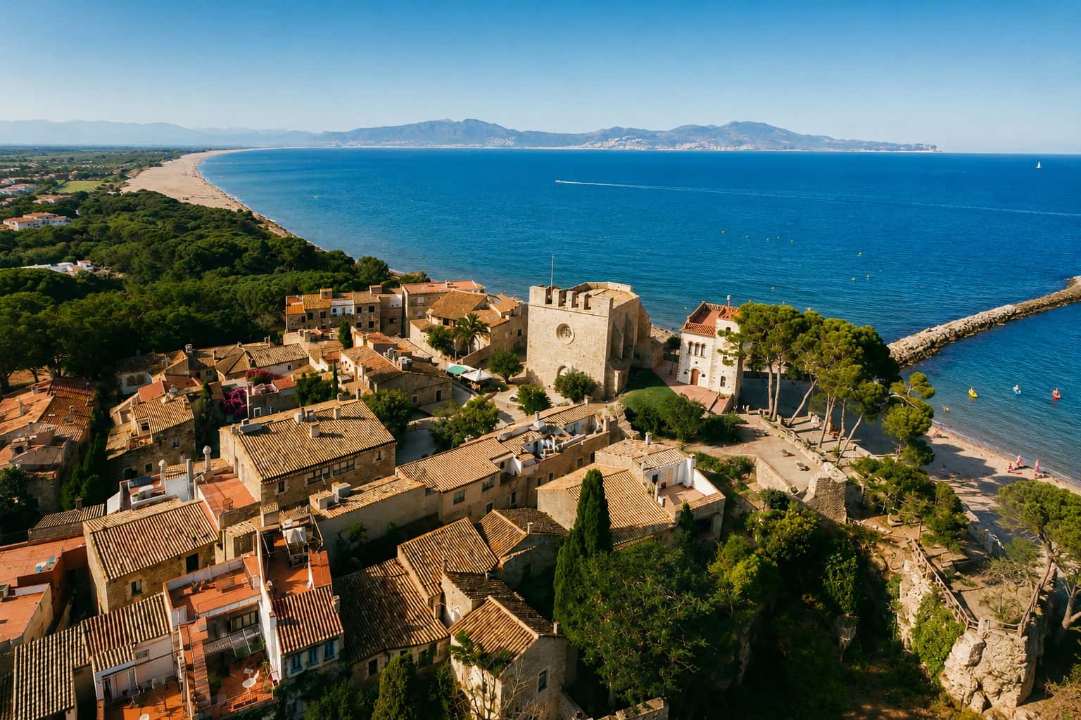 Sant Martí d'Empúries sobre la playa de L'Escala, gestión de alquiler vacacional con Winahost
